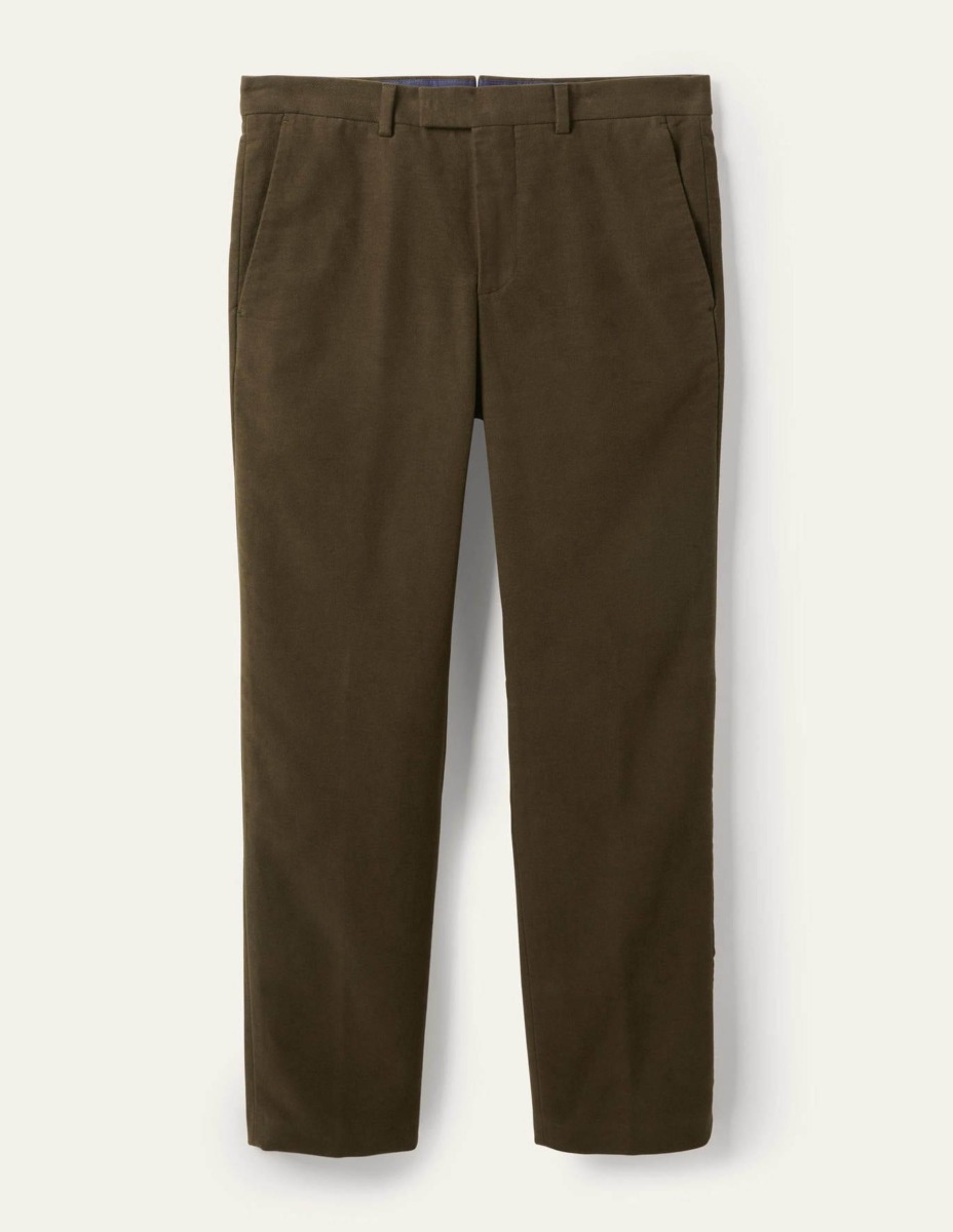 Boden Gents Trousers in Green GOOFASH