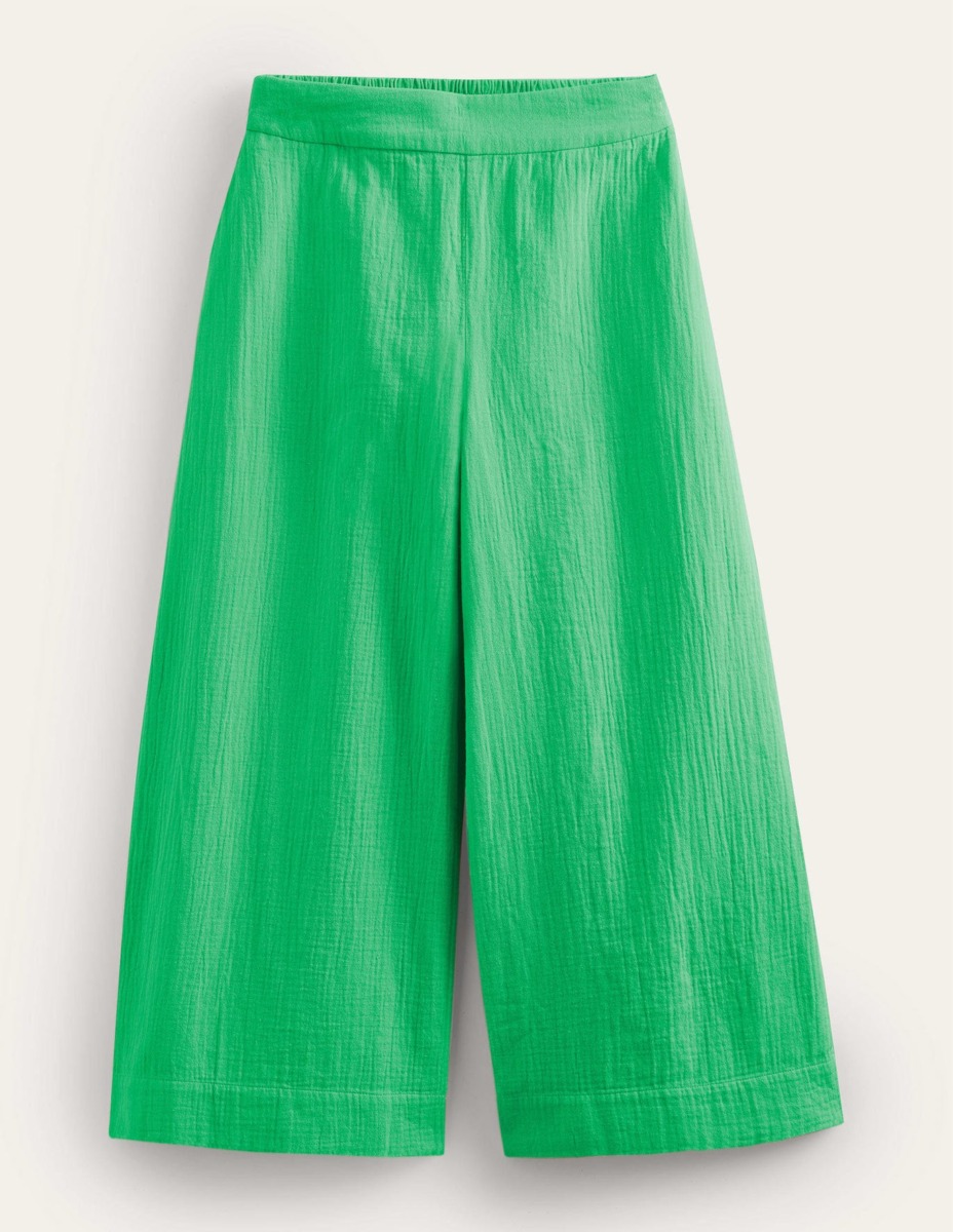 Boden - Green Women Cropped Trousers GOOFASH