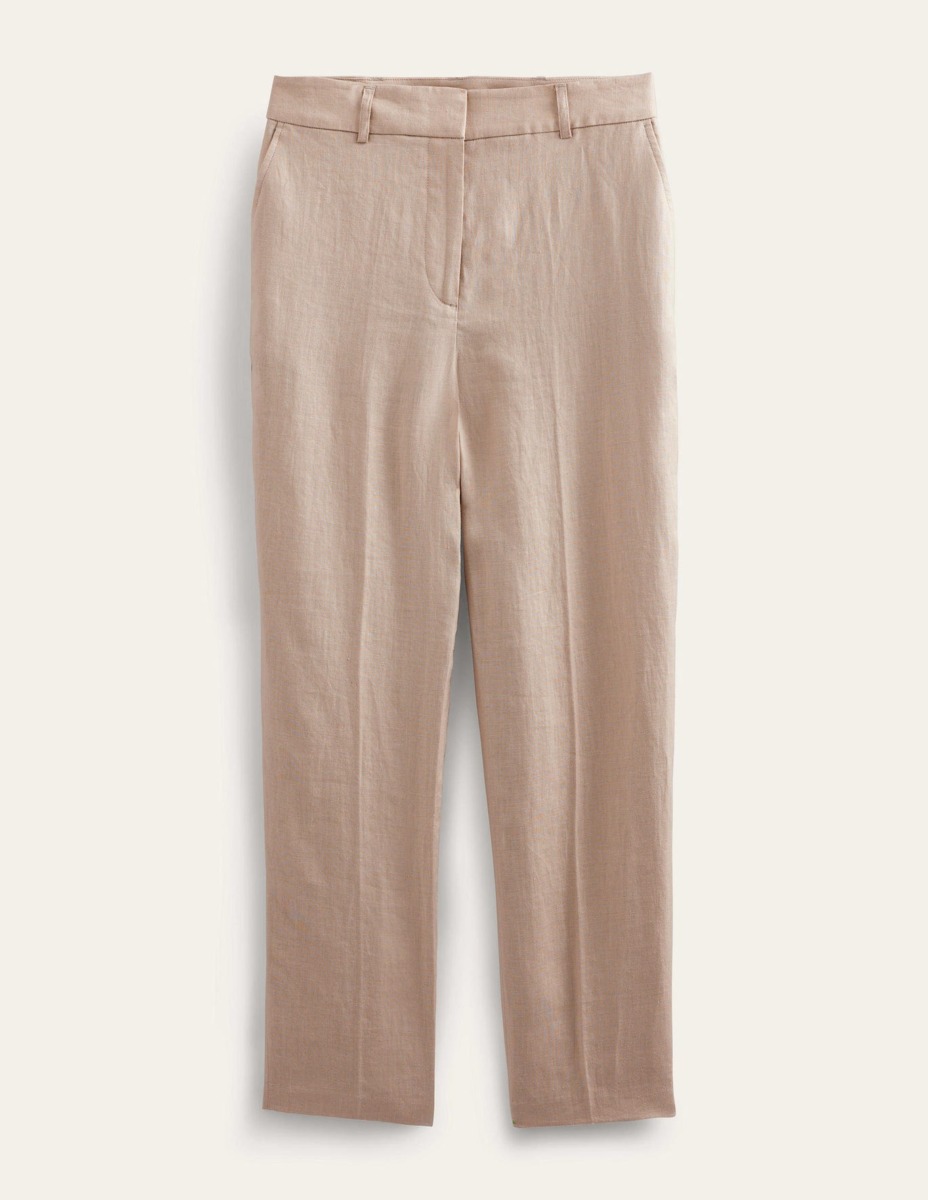 Boden Ivory Trousers for Woman GOOFASH