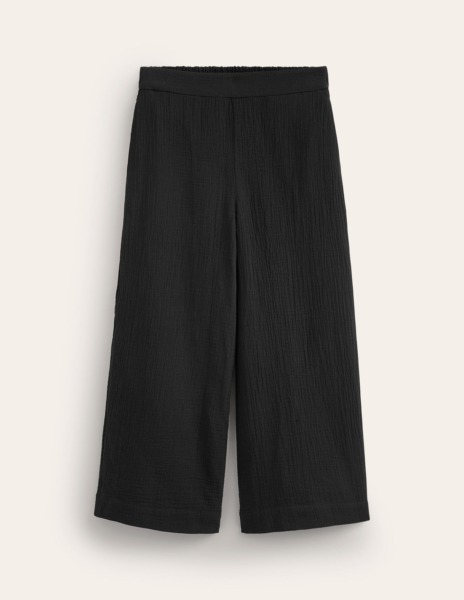 Boden - Ladies Cropped Trousers Black GOOFASH
