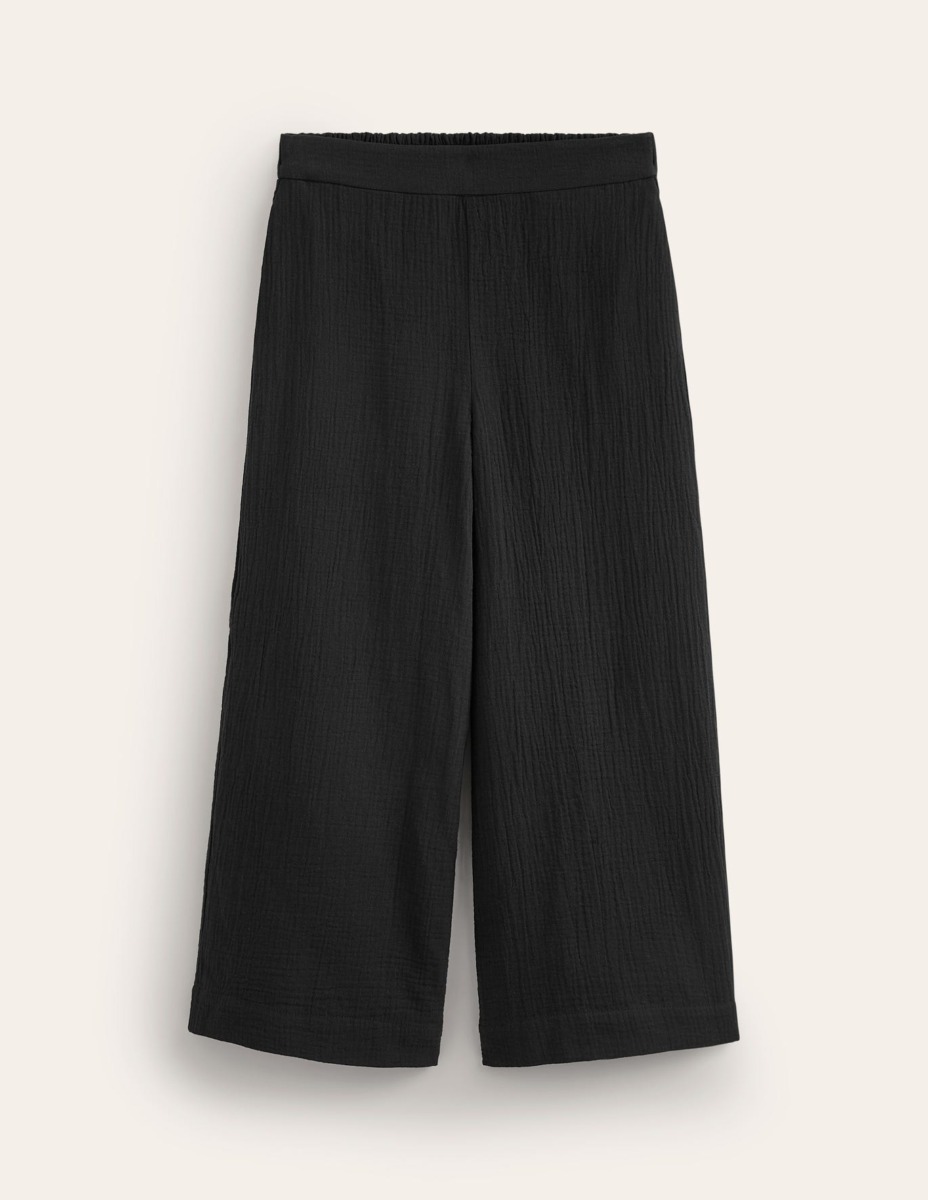 Boden - Ladies Cropped Trousers Black GOOFASH