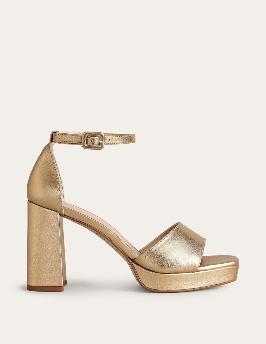 Boden - Ladies Sandals Gold GOOFASH