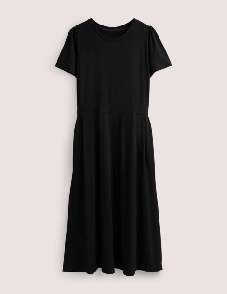 Boden Lady Midi Dress in Black GOOFASH