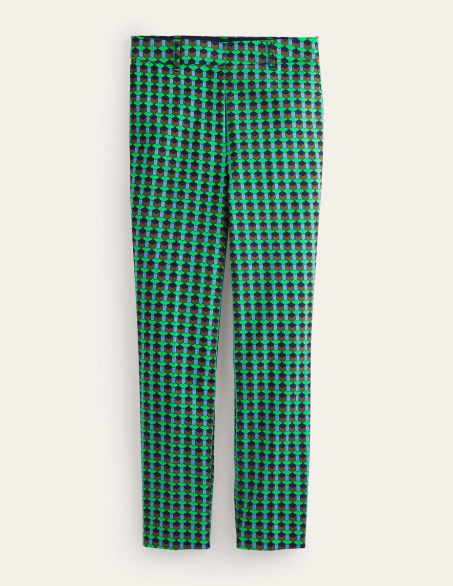 Boden - Lady Printed Trousers in Print GOOFASH