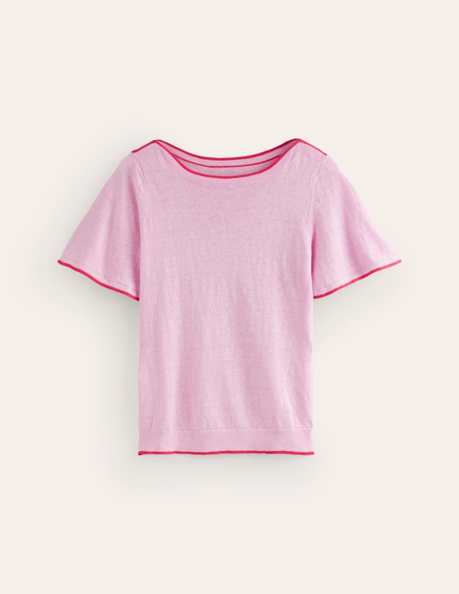 Boden - Lady T-Shirt Pink GOOFASH