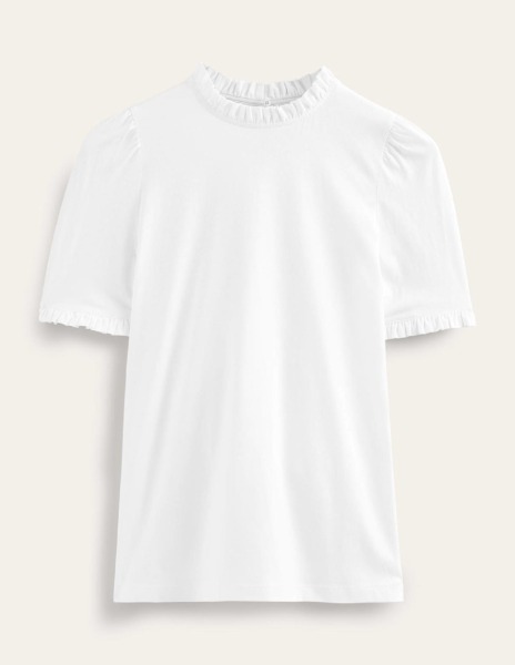 Boden Lady T-Shirt White GOOFASH
