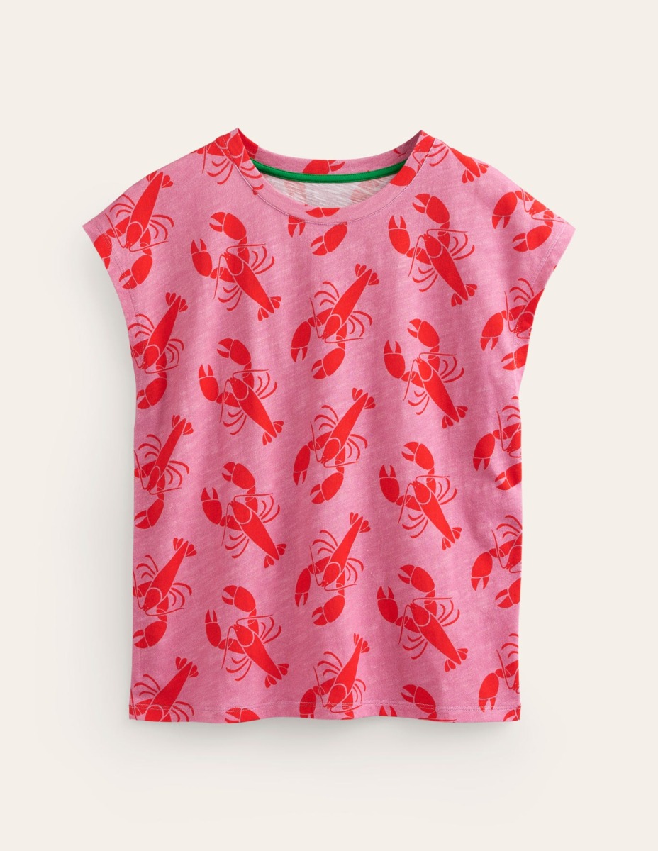 Boden - Lady T-Shirt in Print GOOFASH