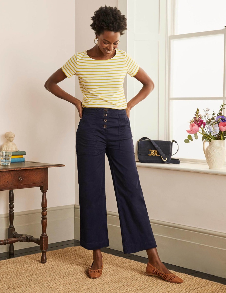 Boden - Lady Trousers Blue GOOFASH