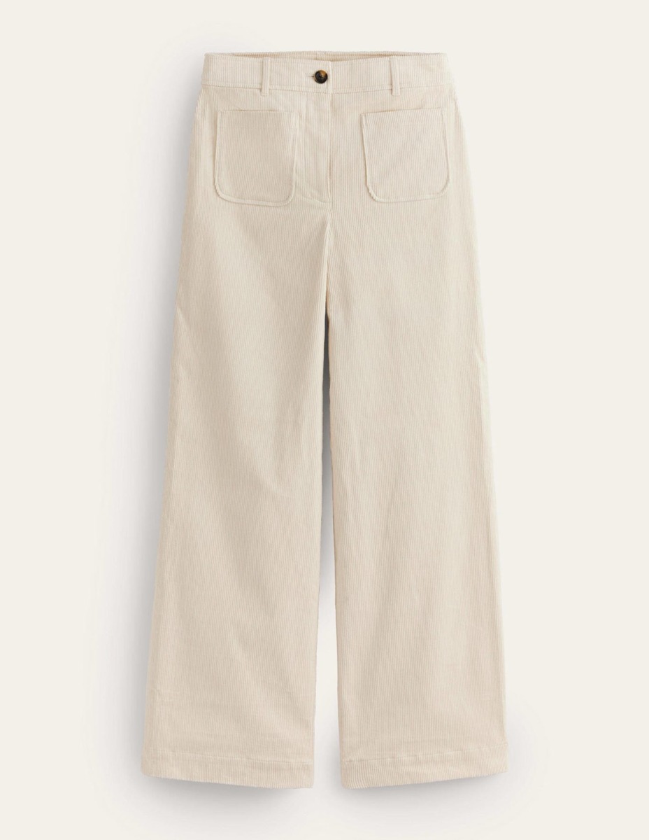 Boden Lady Trousers in Yellow GOOFASH