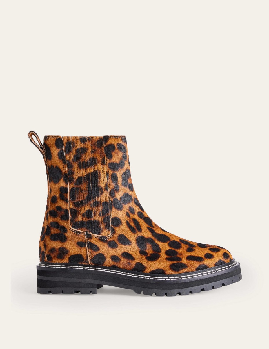Boden - Leopard Boots GOOFASH