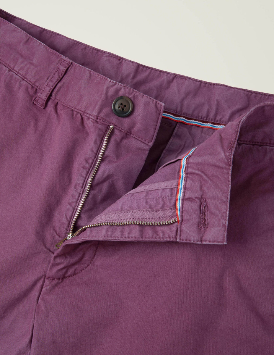 Boden - Man Purple Chino Shorts GOOFASH