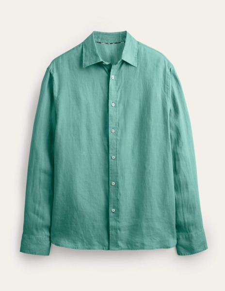 Boden - Men's Shirt - Green GOOFASH