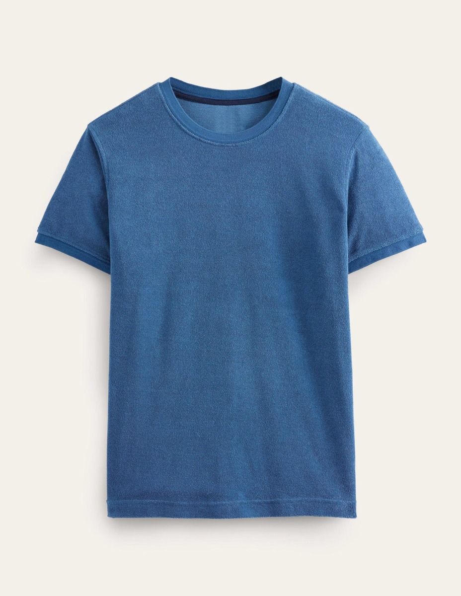 Boden - Men's T-Shirt Blue GOOFASH