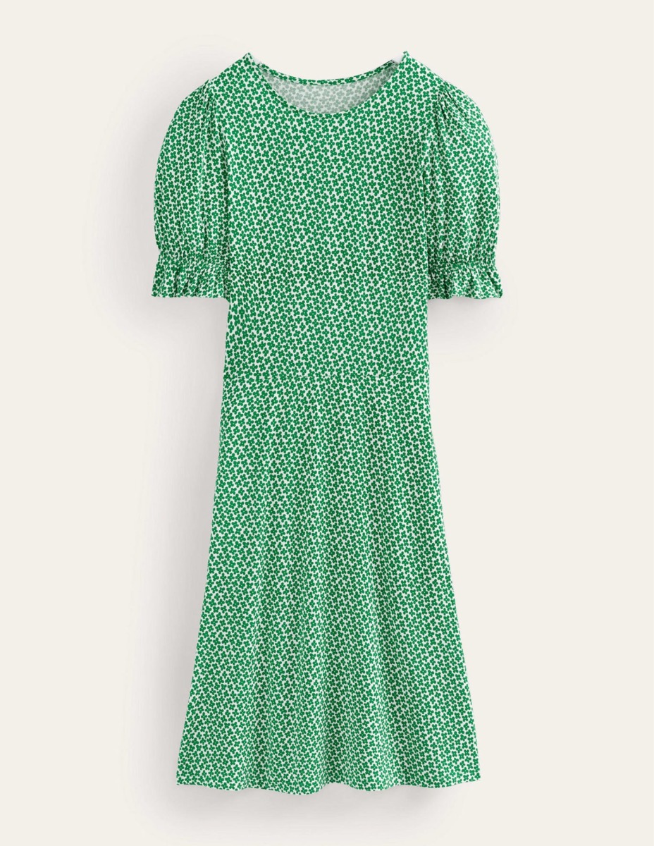 Boden Mini Dress Green Ladies GOOFASH