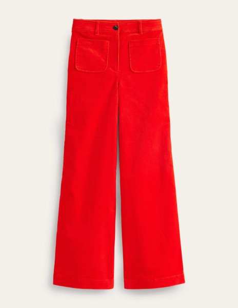 Boden - Red Trousers - Ladies GOOFASH