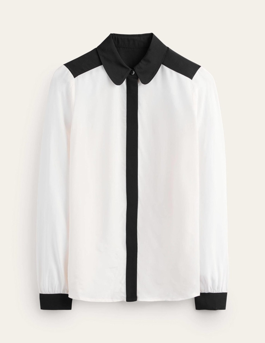 Boden - Shirt in Ivory - Woman GOOFASH