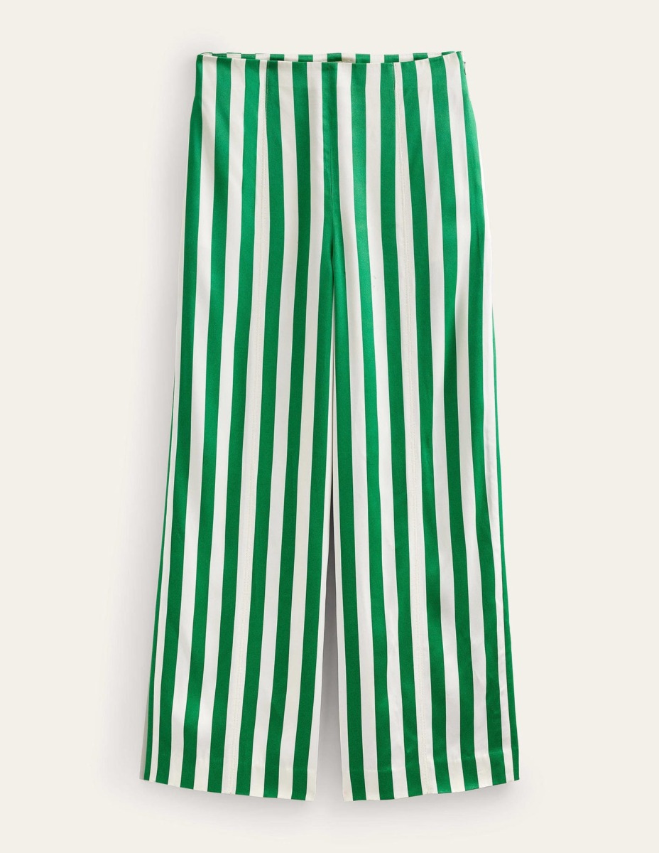 Boden Striped Trousers for Women GOOFASH