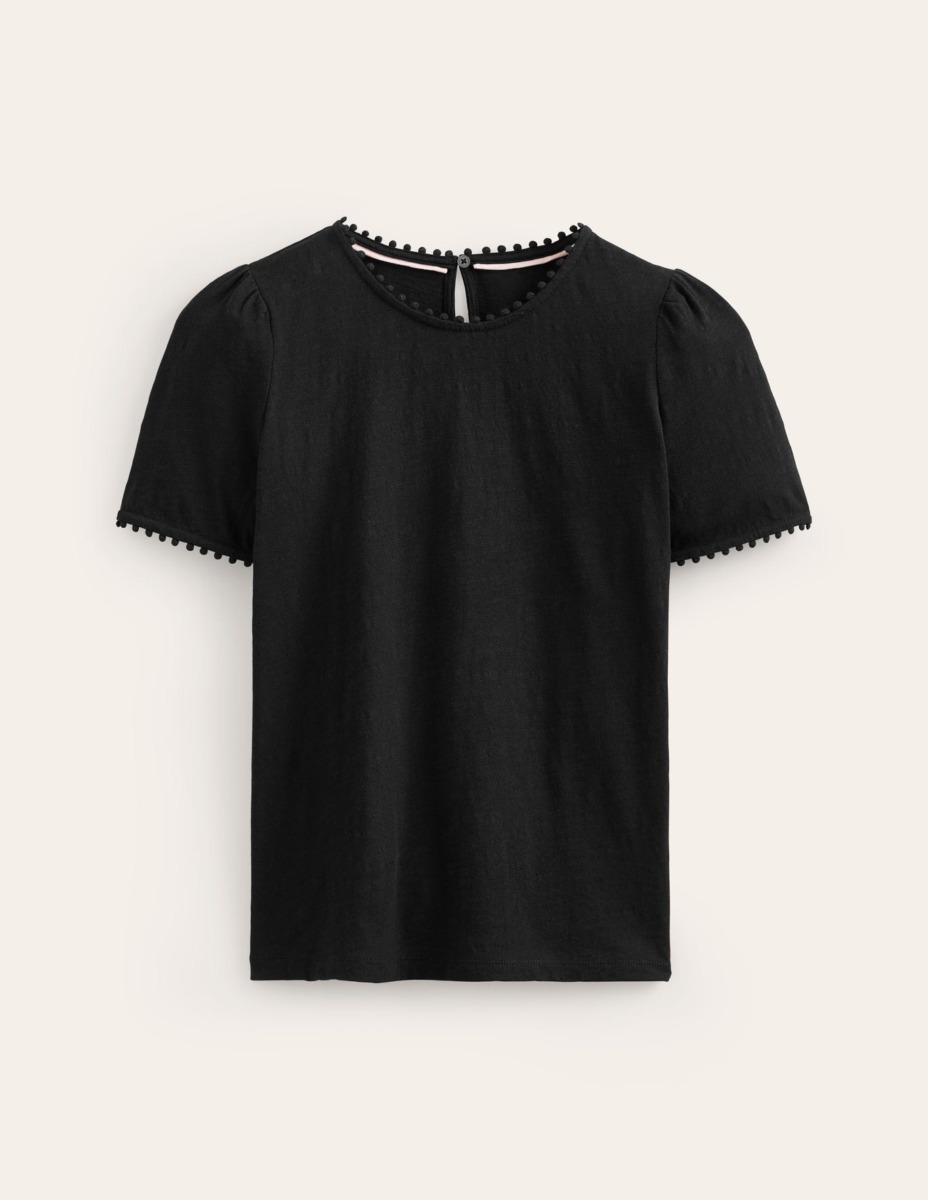 Boden - T-Shirt Black Women GOOFASH