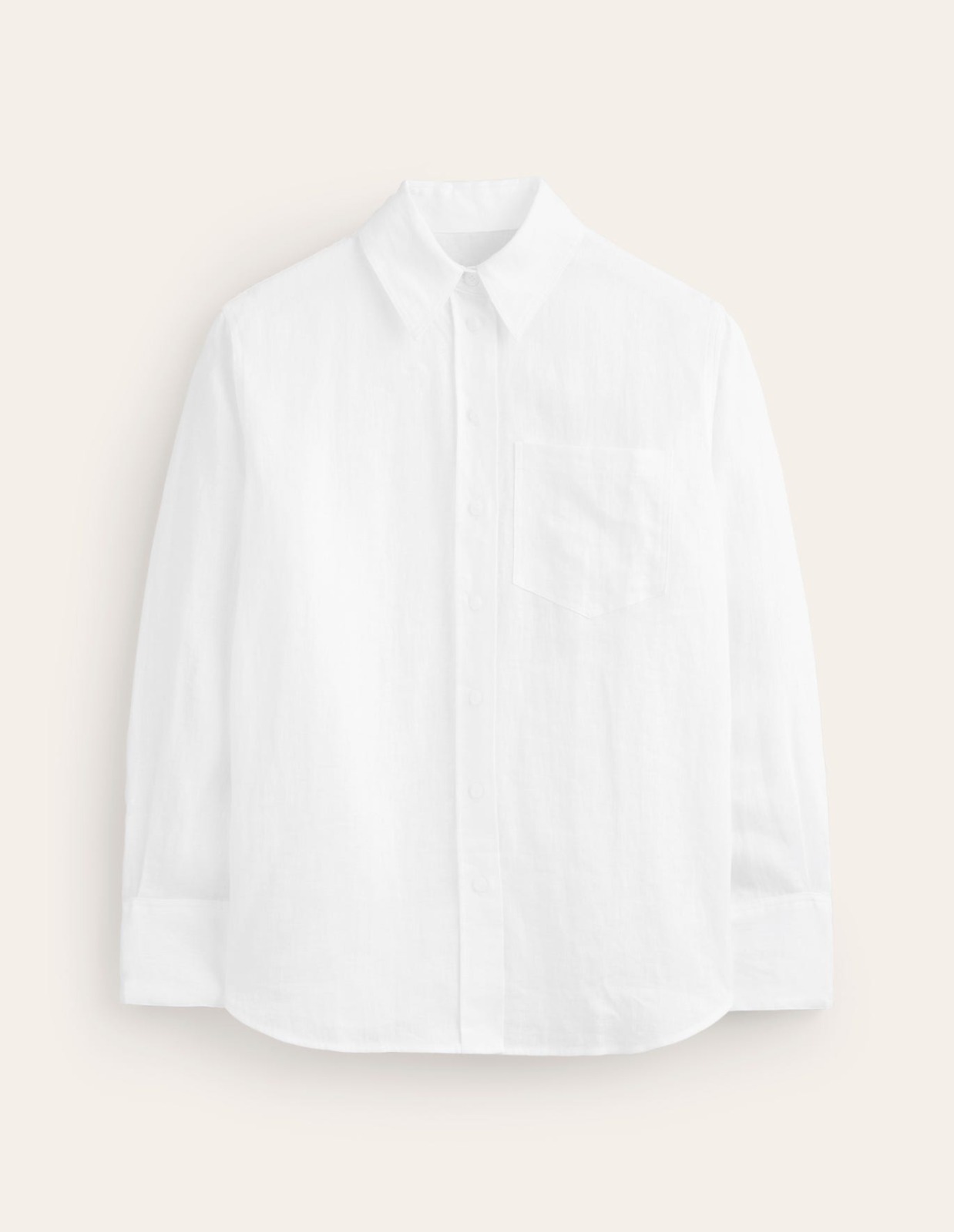 Boden - White Ladies Shirt GOOFASH