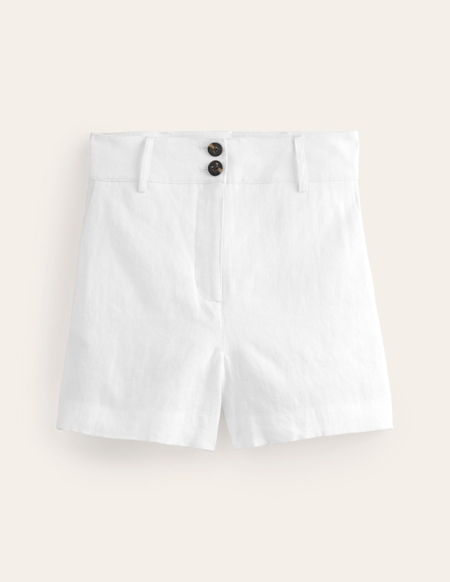 Boden - White Lady Shorts GOOFASH