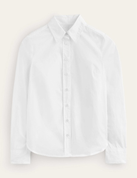 Boden - White Shirt - Ladies GOOFASH