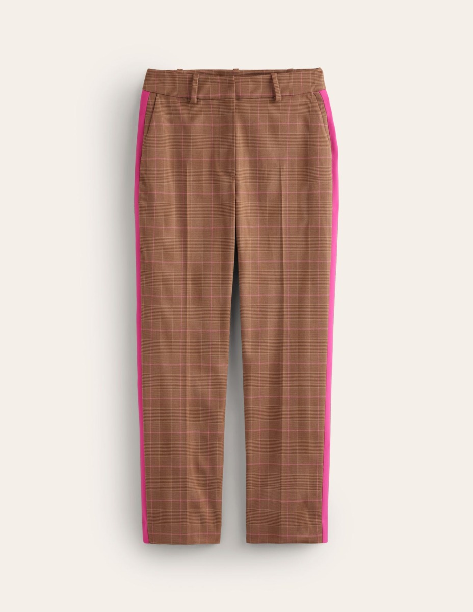 Boden - Woman Checked Trousers GOOFASH