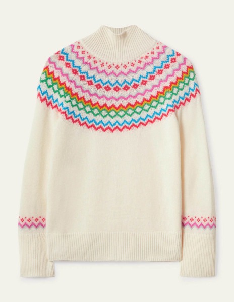 Boden Woman Jumper in Ivory GOOFASH