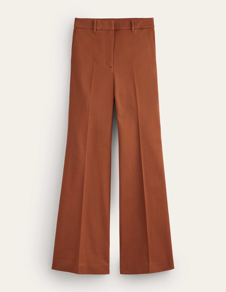 Boden Woman Trousers in Brown GOOFASH