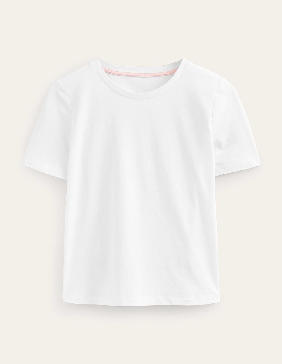 Boden Woman White T-Shirt GOOFASH