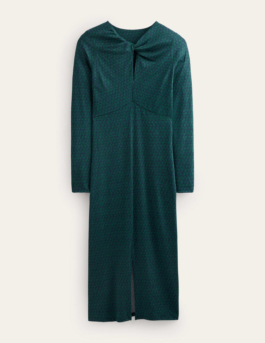 Boden - Women Midi Dress Green GOOFASH