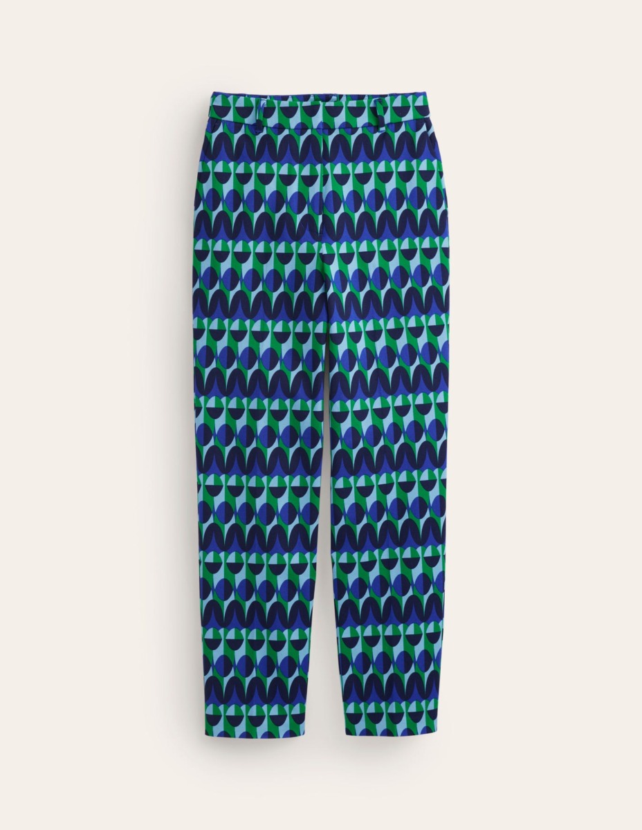 Boden Women Printed Trousers in Print GOOFASH