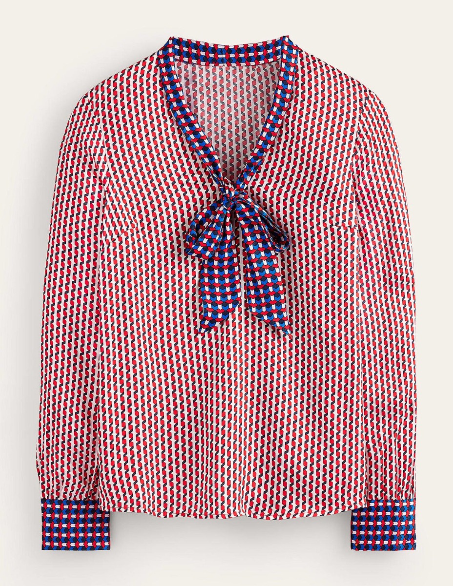 Boden Women's Blouse in Red GOOFASH