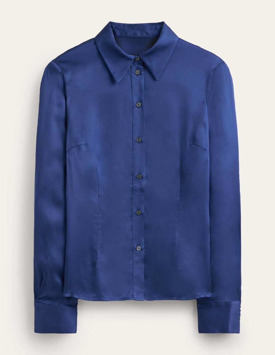 Boden - Women's Shirt - Blue GOOFASH