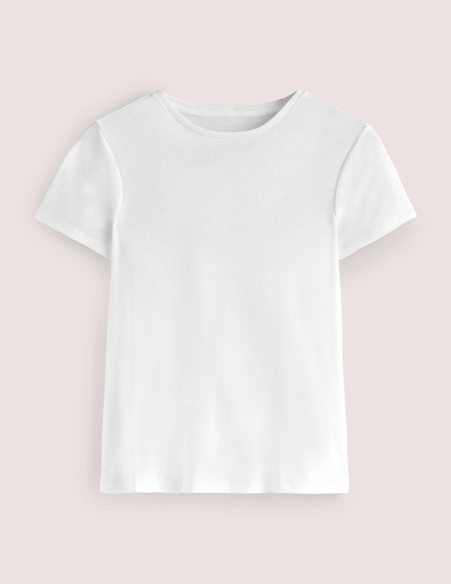 Boden Women's T-Shirt White GOOFASH