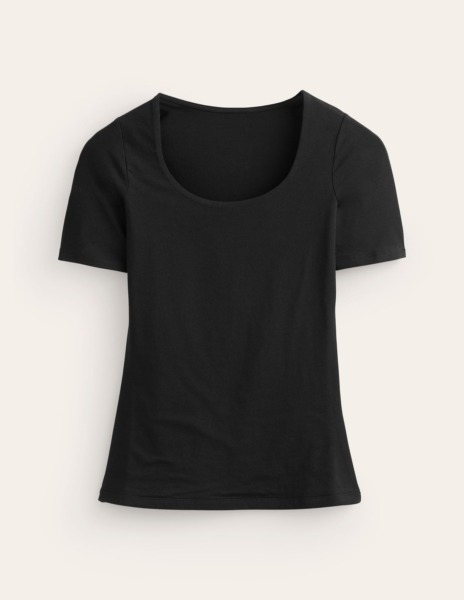 Boden Women's T-Shirt in Black GOOFASH