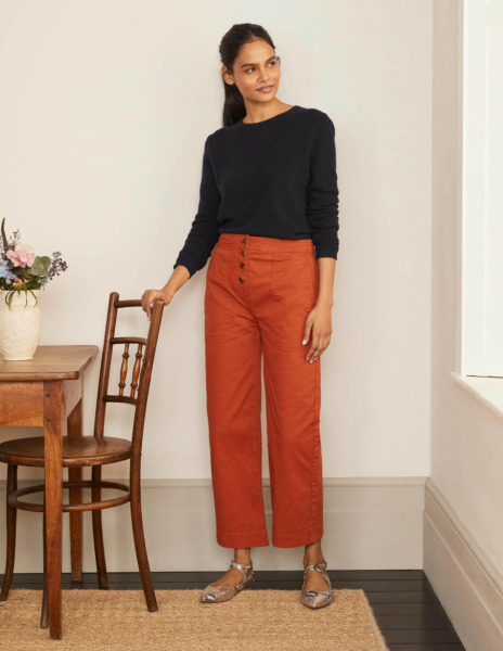 Boden - Womens Trousers Red GOOFASH