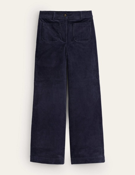 Boden Womens Trousers in Blue GOOFASH