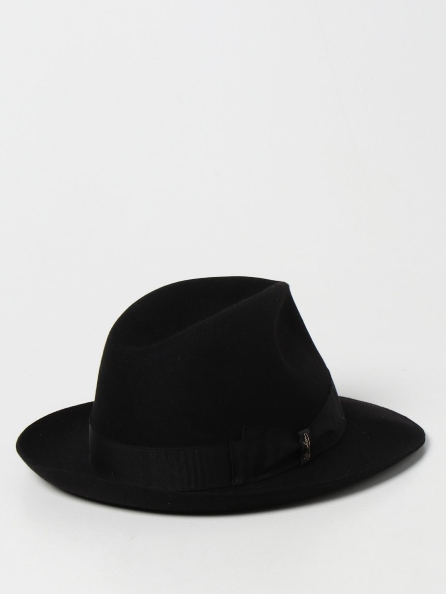 Borsalino - Ladies Black Hat by Giglio GOOFASH