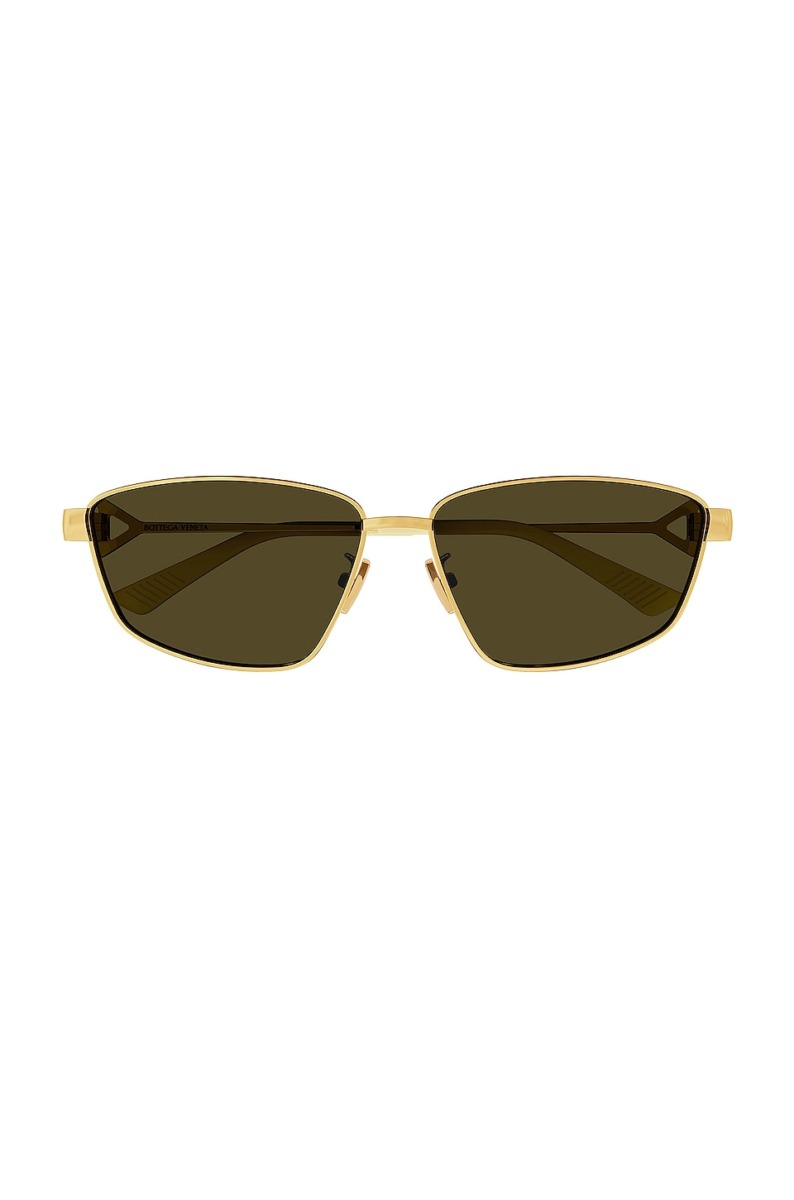 Bottega Veneta Lady Sunglasses in Gold - Revolve GOOFASH