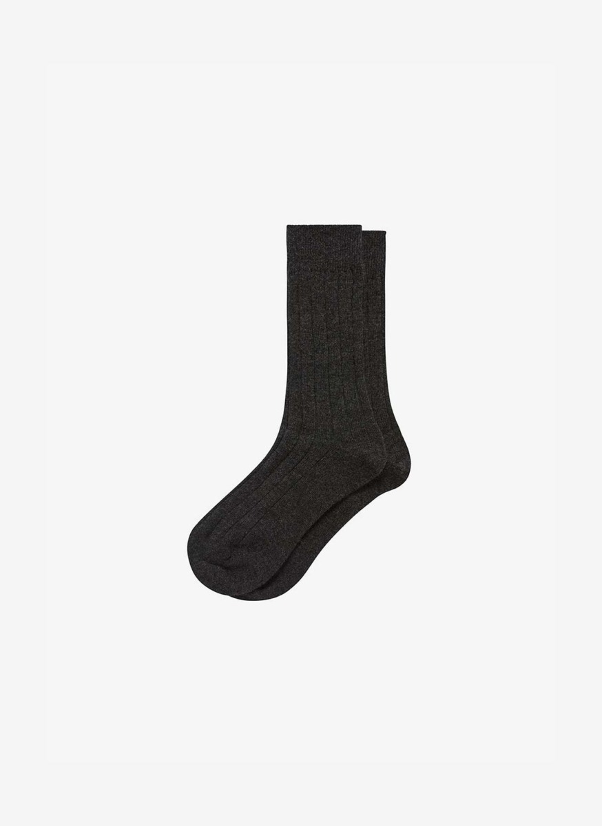 Brora - Socks Grey Gents GOOFASH