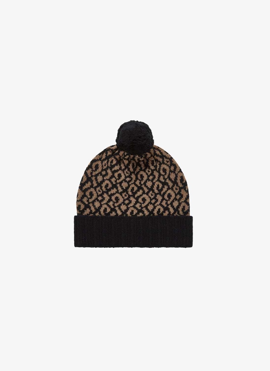 Brora - Women Hat Leopard GOOFASH