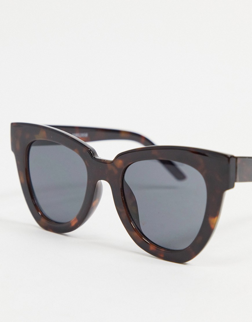 Brown Cat Eye Sunglasses for Woman by Asos GOOFASH