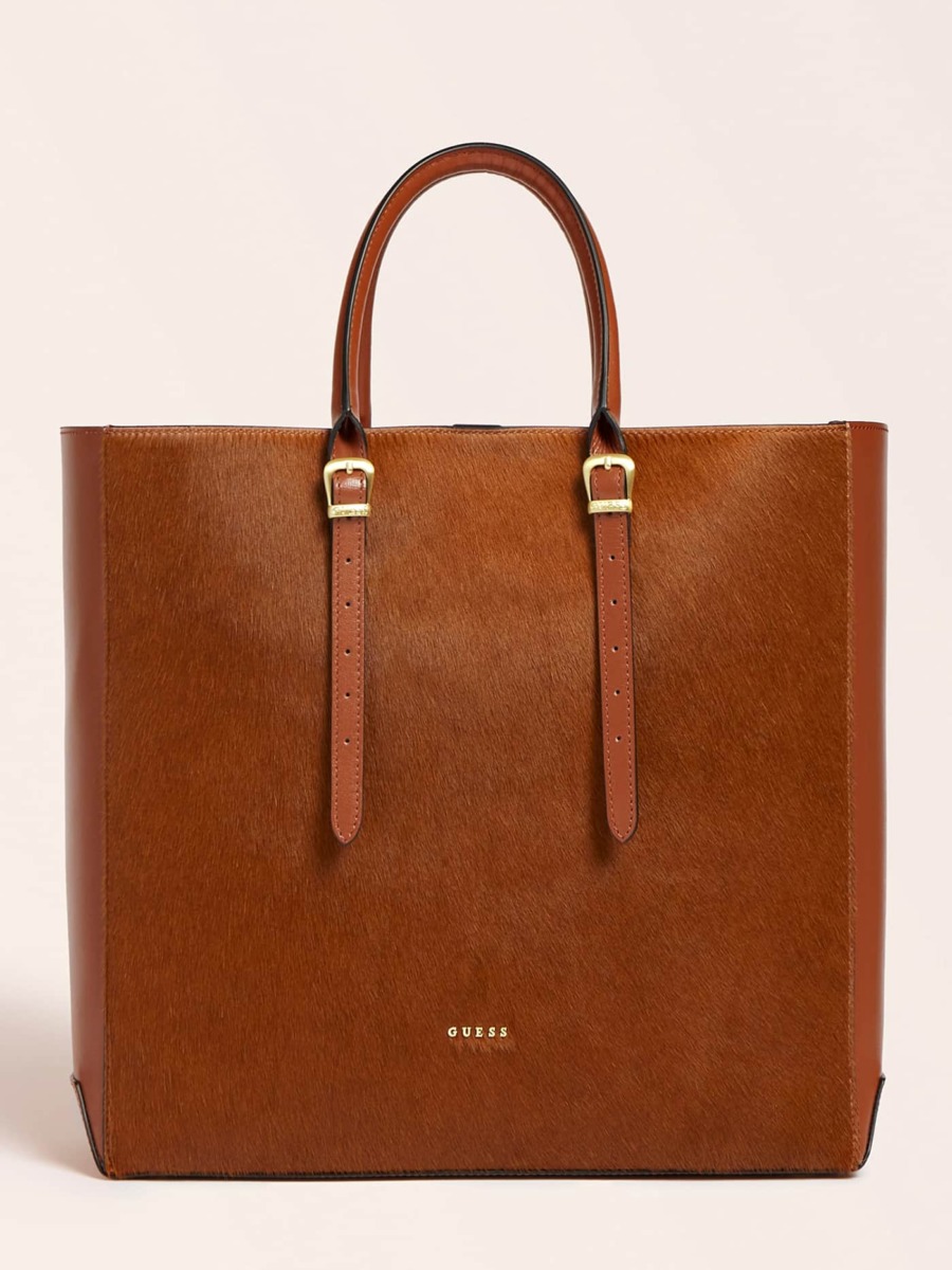 Brown Handbag - Guess - Women GOOFASH