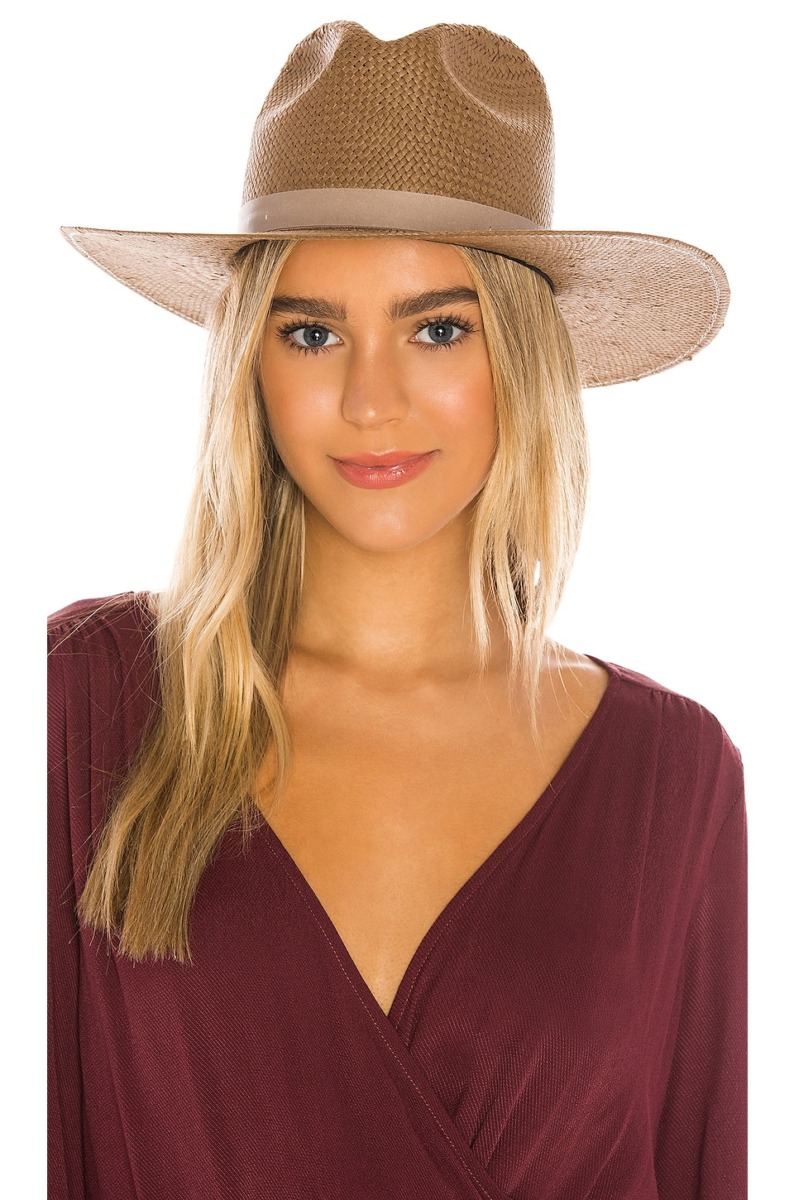 Brown Hat Janessa Leone Women - Revolve GOOFASH