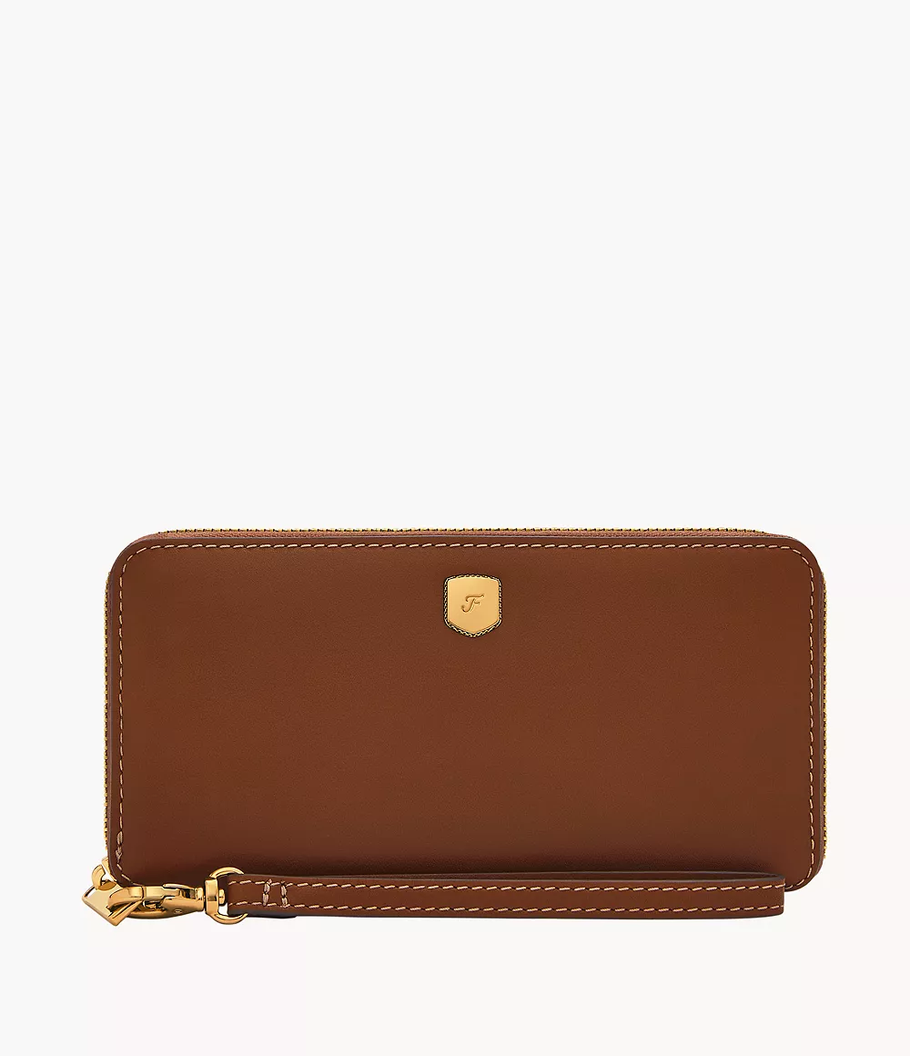 Brown Lady Wallet - Fossil GOOFASH