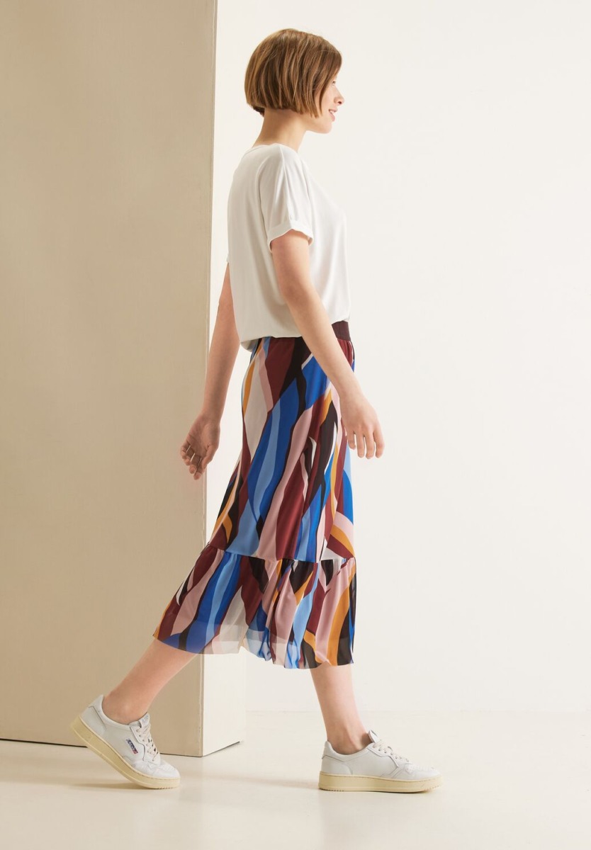 Brown Skirt for Woman from Street One GOOFASH