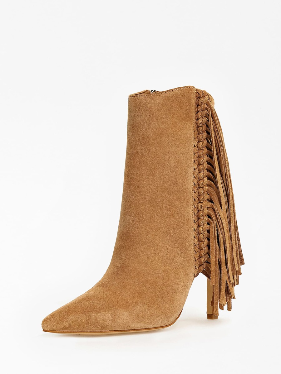 Brown Woman Boots Guess GOOFASH