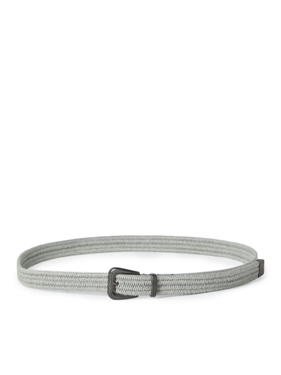 Brunello Cucinelli - Belt in Grey - Suitnegozi GOOFASH