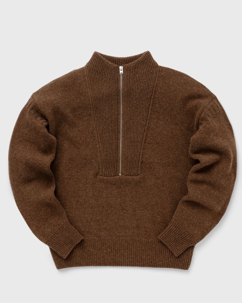 Bstn Brown Womens Pullover Closed GOOFASH