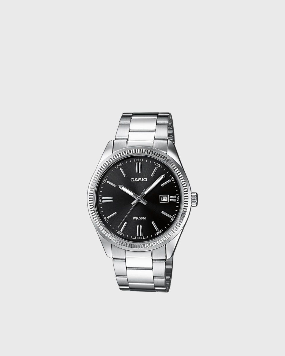 Bstn - Gent Silver Watch by Casio GOOFASH